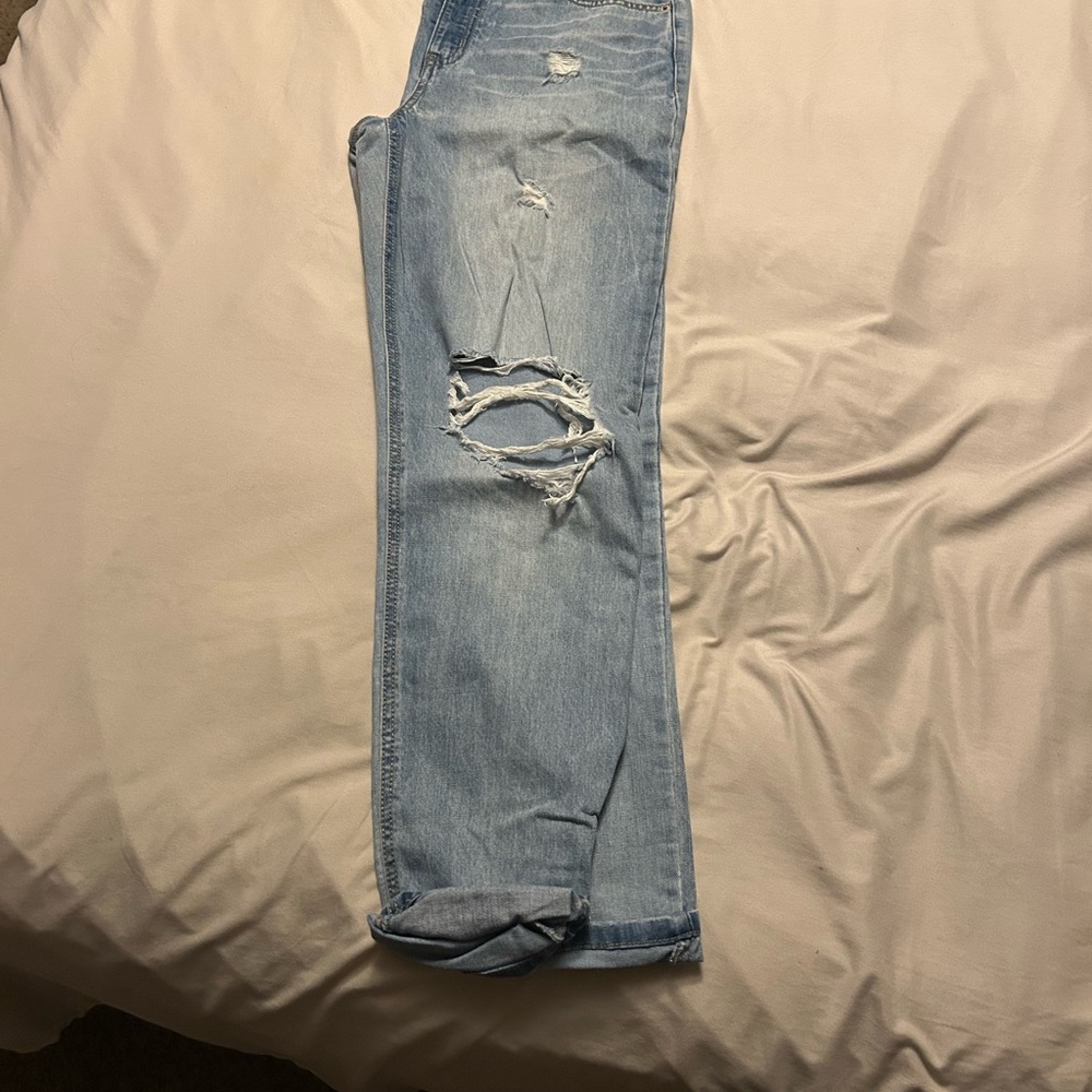 Rewash Blue Straight Leg Jeans Classic Style